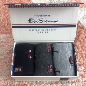 Ben Sherman. Socks. British Union Jack. Perfect gift. New